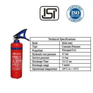 ABC  TYPE FIRE EXTINGUISHER CAPACITY 1KG  BRAND  Fire Squad