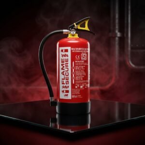 ABC TYPE FIRE EXTINGUISHER CAPACITY 6KG BRAND FLAME SECURE MAP-90