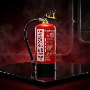 ABC TYPE FIRE EXTINGUISHER CAPACITY 9KG BRAND FLAME SECURE MAP-50