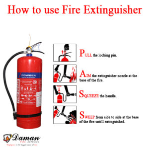 ABC  TYPE FIRE EXTINGUISHER CAPACITY 6KG  BRAND  FIRE SQUAD